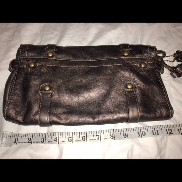 RARE! Coach Legacy Garcia bronze leather wristlet - Picture 7 of 8